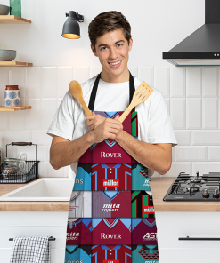 Aston Villa Retro Shirts Montage Apron Classic Kits