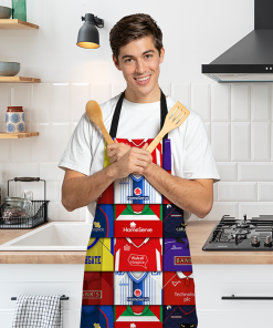 Walsall Retro Shirts Montage Apron Classic Kits