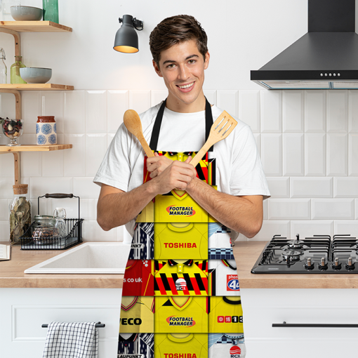 Watford Retro Shirts Montage Apron Classic Kits