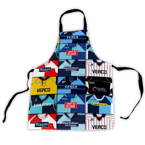 Wycombe Retro Shirts Montage Apron Classic Kits - Image 3