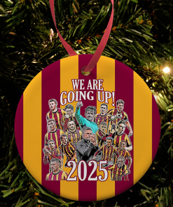 Bradford City Promoted 2024-25 Christmas Tree Decoration Bauble
