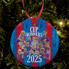 Crystal Palace Cup Winners 2025 Christmas Tree Decoration Bauble
