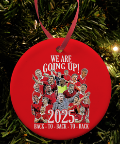 Wrexham Promoted 2024-25 Christmas Tree Decoration Bauble