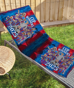 Palace Cup Winners 2025 Football Beach Towel