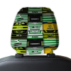 Celtic Retro Football Shirts Montage Car Headrest Covers