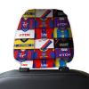 Palace Retro Football Shirts Montage Car Headrest Covers