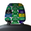 Hibs Retro Football Shirts Montage Car Headrest Covers