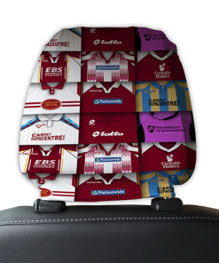 Northampton Retro Football Shirts Montage Car Headrest Covers