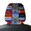 Reading Retro Football Shirts Montage Car Headrest Covers
