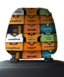Wolves Retro Football Shirts Montage Car Headrest Covers
