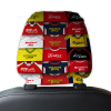 Wrexham Retro Football Shirts Montage Car Headrest Covers
