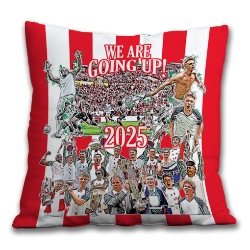 Sunderland Play Off Winners We Are Going Up 2025 Jumbo Football Cushion Design 2 - Image 2
