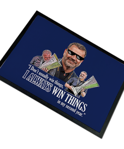 Big Ange I Always Win Things In My 2nd Year Spurs Europa Champions Door Floor Mat