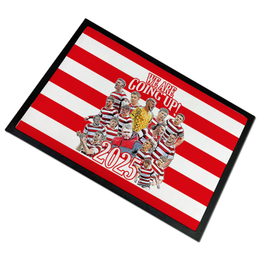Doncaster Rovers Champions 2024-25 Door Floor Mat