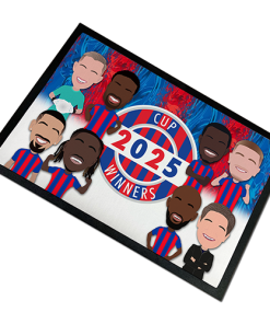 Vector Heroes Crystal Palace Door Floor Mat Cup Winners 2025