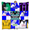 Bristol Rovers Classic Kits Montage Retro Shirt Fleece Blanket / Throw
