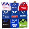 Peterborough Classic Kits Montage Retro Shirt Fleece Blanket / Throw