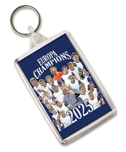 Spurs Champions of Europa 2024-25 Keyring