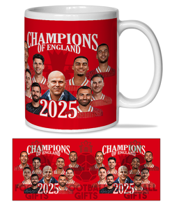 Liverpool Champions Of England 2025 Player Portraits Mug