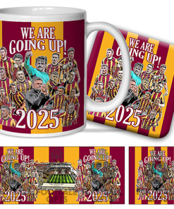 Bradford City Promoted 2024-25 Mug & Coaster Set
