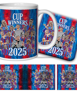 Cup Winners 2025 Crystal Palace Mug & Coaster Set