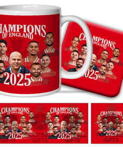 Liverpool Champions 2024-25 Player Portraits Mug & Coaster Set