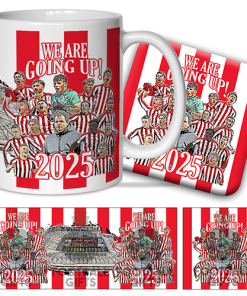 Sunderland Play Off Winners 2024/25 Mug and Coaster Set