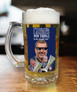 Big Ange I Always Win Things In My 2nd Year Spurs Europa Champions Beer Glass Football Gifts