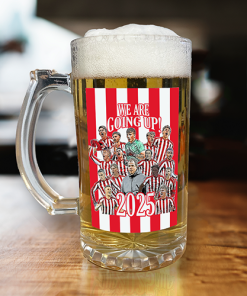Sunderland Play Off Winners 2024/25 Beer Glass