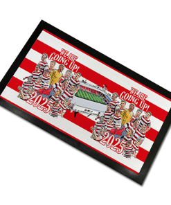 Doncaster Rovers Champions Promoted 2024-25 Bar Runner Mat
