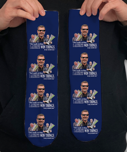 Big Ange I Always Win Things In My 2nd Year Spurs Europa Champions Socks Football Gifts