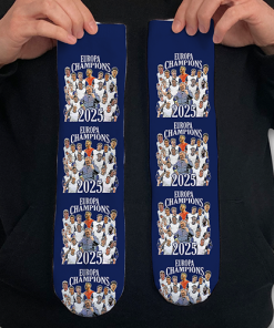 Spurs Champions Of Europa 2025 Socks Football Gifts