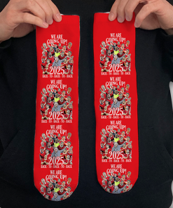 Wrexham Promoted 2024-25 Socks