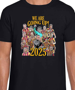 Bradford City Promoted 2024-25 Black T-Shirt