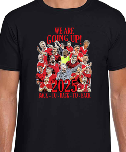 Wrexham Promoted 2024-25 Black T-Shirt Tee