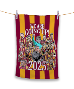 Tea Towel Bradford City Promoted 2025 Tea Towel