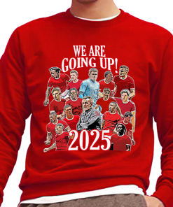 Charlton Athletic Promoted 2024-25 Red Jumper Top