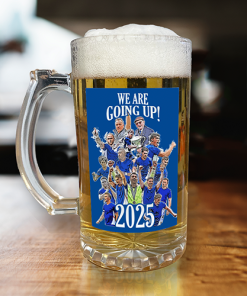 Oldham Athletic Play Off Winners 2024/25 Beer Glass