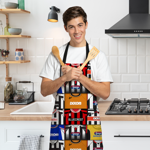 Grimsby Town Retro Shirts Montage Apron Classic Kits