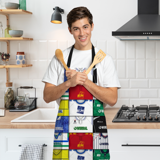 Tranmere Rovers Retro Shirts Montage Apron Classic Kits