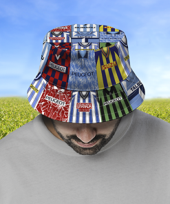 Coventry Retro Shirt Montage Bucket Hat Classic Kits