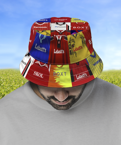 Nottm Forest Retro Shirt Montage Bucket Hat Classic Kits