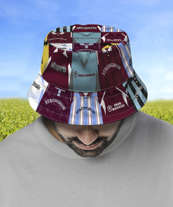 Hearts Retro Shirt Montage Bucket Hat Classic Kits