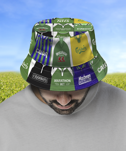 Hibs Retro Shirt Montage Bucket Hat Classic Kits