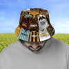 Hull City Retro Shirt Montage Bucket Hat Classic Kits