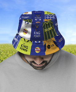 Leicester Retro Shirt Montage Bucket Hat Classic Kits
