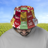 Liverpool Retro Shirt Montage Bucket Hat Classic Kits