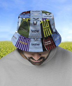 Man City Retro Shirt Montage Bucket Hat Classic Kits