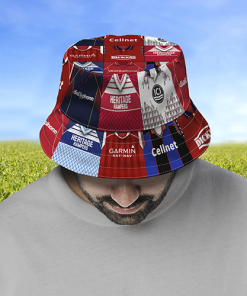 Middlesbrough Retro Shirt Montage Bucket Hat Classic Kits