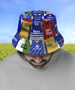 Millwall Retro Shirt Montage Bucket Hat Classic Kits